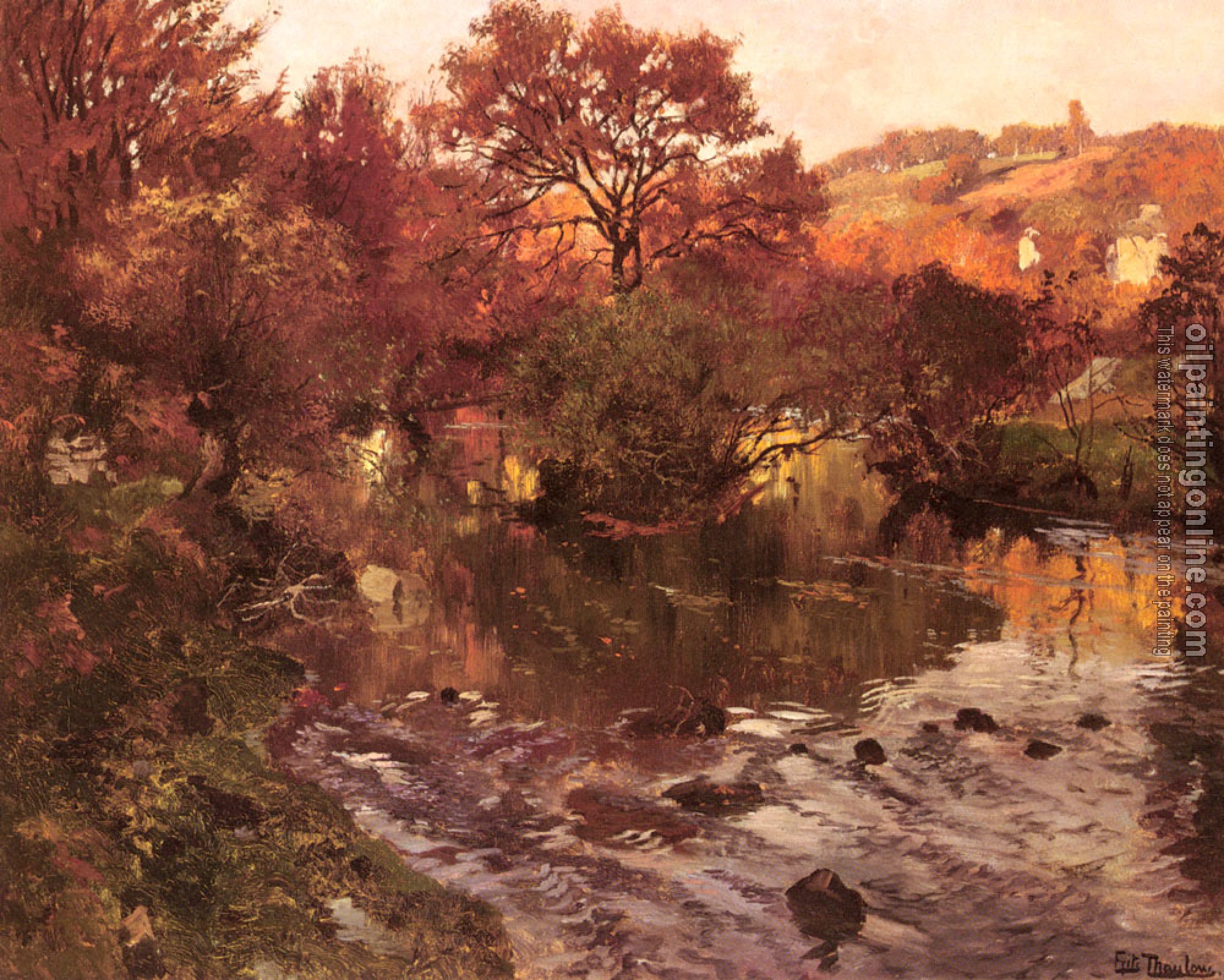 Thaulow, Frits - Golden Autumn, Brittany